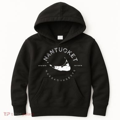 Nantucket Massachusetts Graphic Kids Hoodie