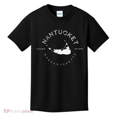 Nantucket Massachusetts Graphic Kids T-Shirt
