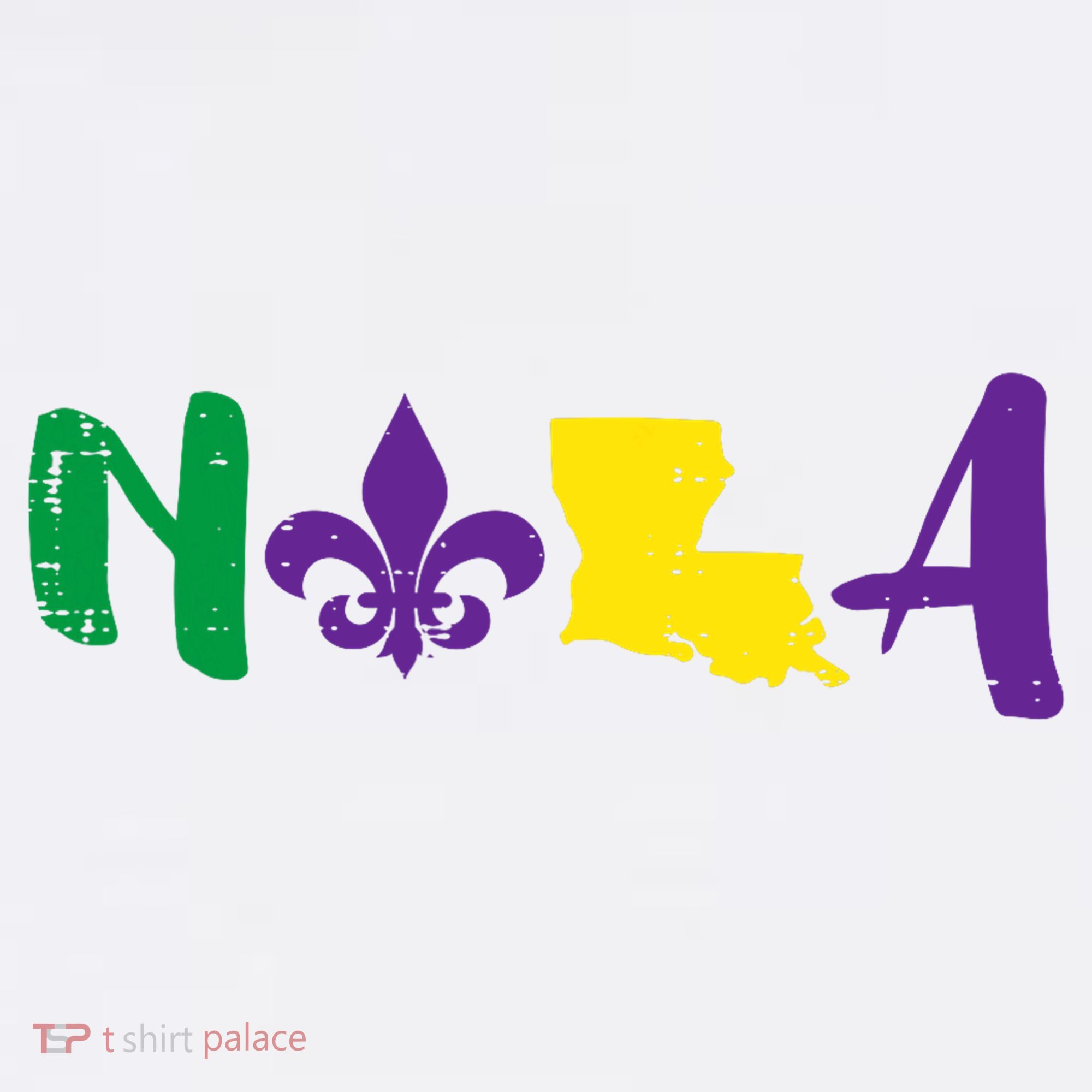Nola Mardi Gras Jester New Orleans Louisiana Carnival Gift T-Shirt