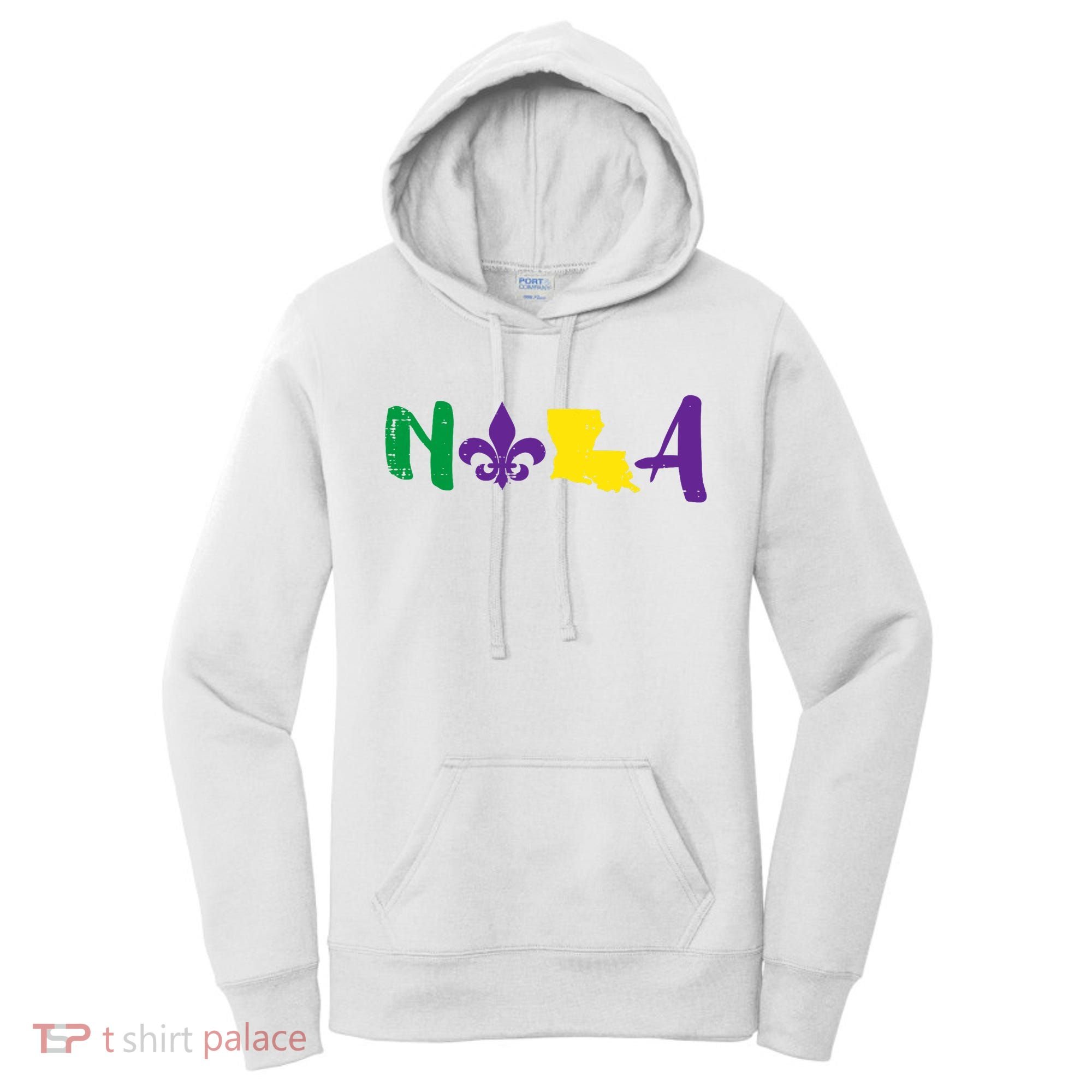 Nola Mardi Gras Jester New Orleans Louisiana Carnival Gift Women's Hoodie