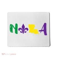 Nola Mardi Gras Jester New Orleans Louisiana Carnival Gift Mousepad thumb 0