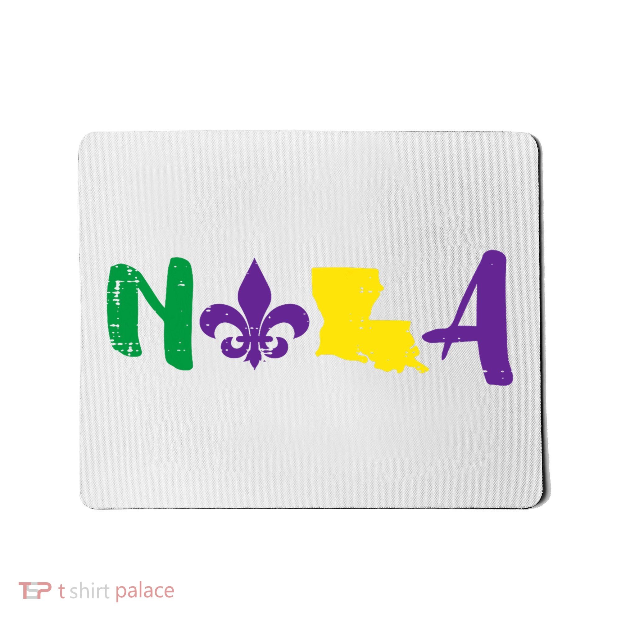 Nola Mardi Gras Jester New Orleans Louisiana Carnival Gift Mousepad
