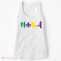 Nola Mardi Gras Jester New Orleans Louisiana Carnival Gift Women's Tank Top thumb 0