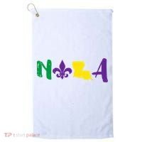 Nola Mardi Gras Jester New Orleans Louisiana Carnival Gift Golf Towel thumb 0