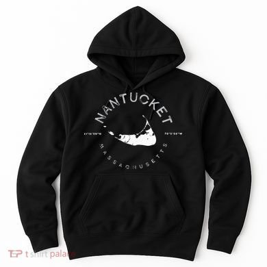 Nantucket Massachusetts Graphic Hoodie