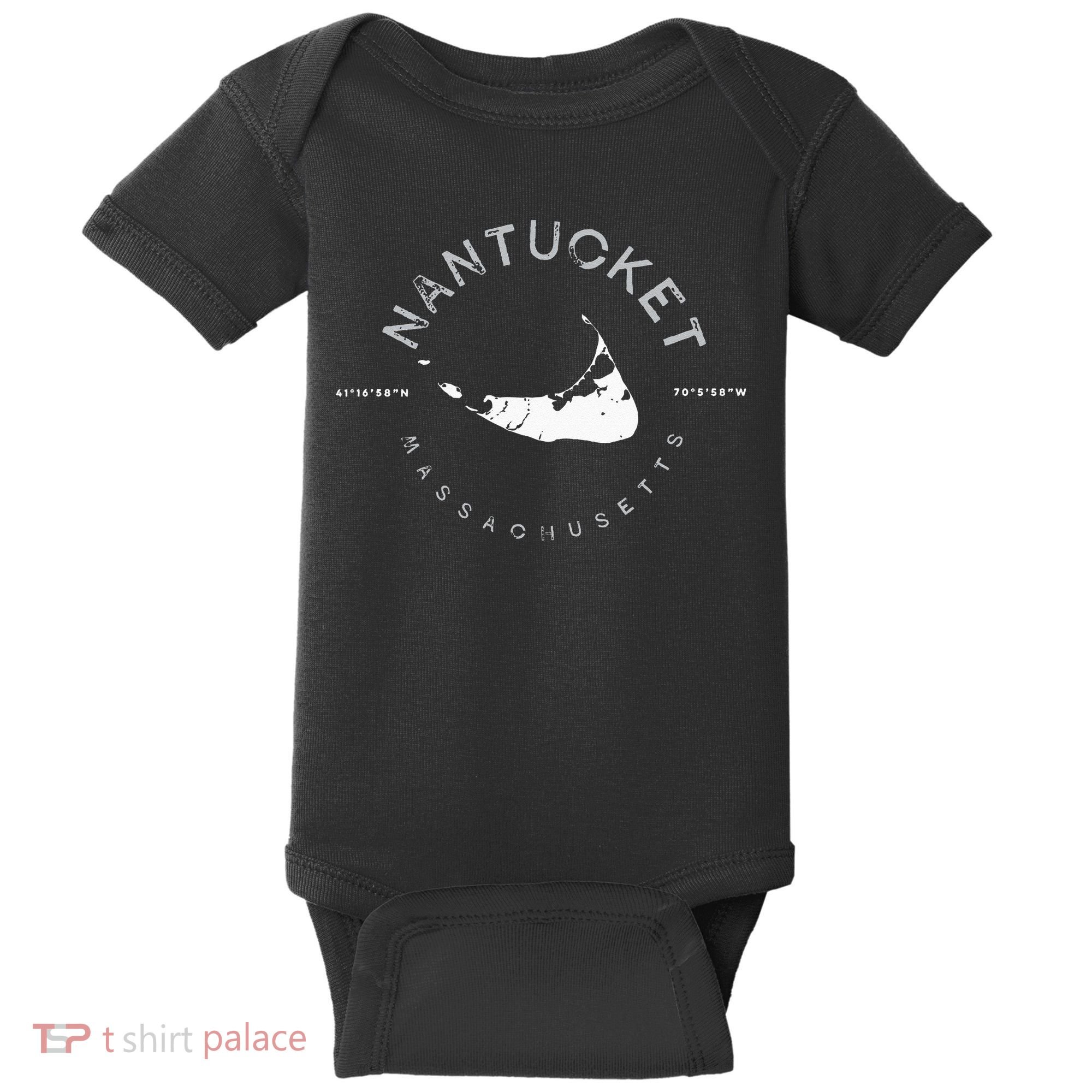 Nantucket Massachusetts Graphic Baby Bodysuit