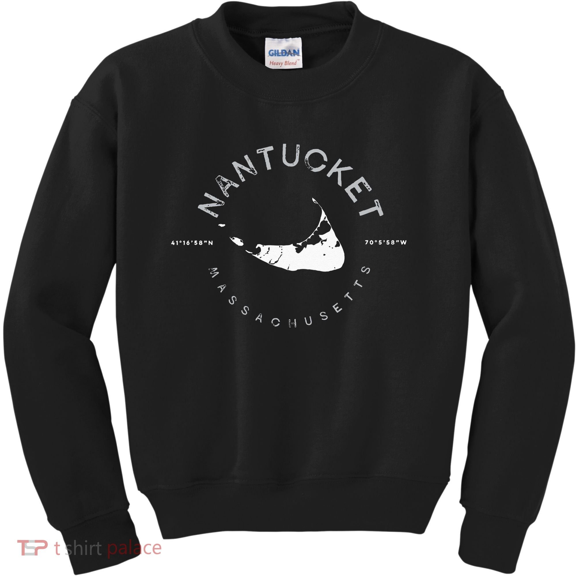 Nantucket Massachusetts Graphic Kids Sweatshirt