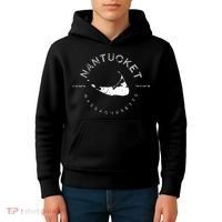 Nantucket Massachusetts Graphic Kids Hoodie thumb 4