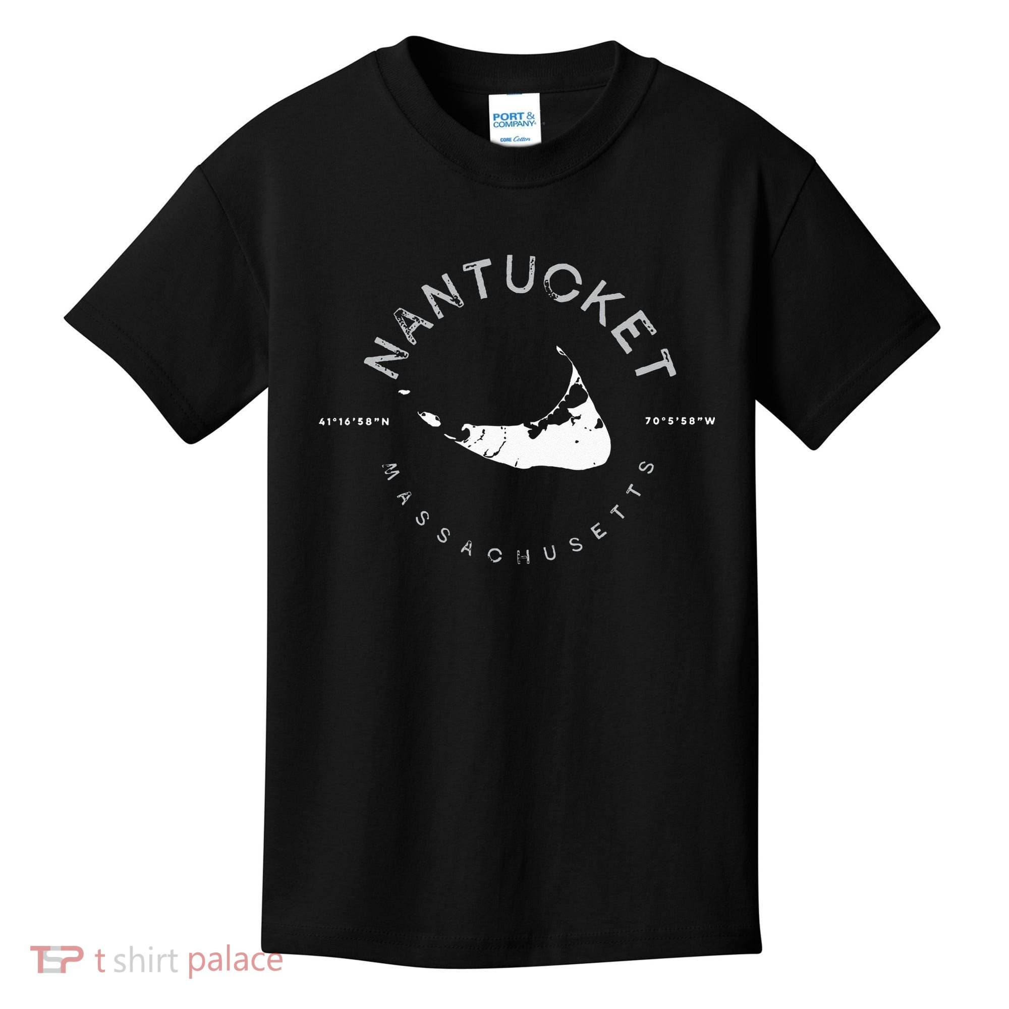 Nantucket Massachusetts Graphic Kids T-Shirt