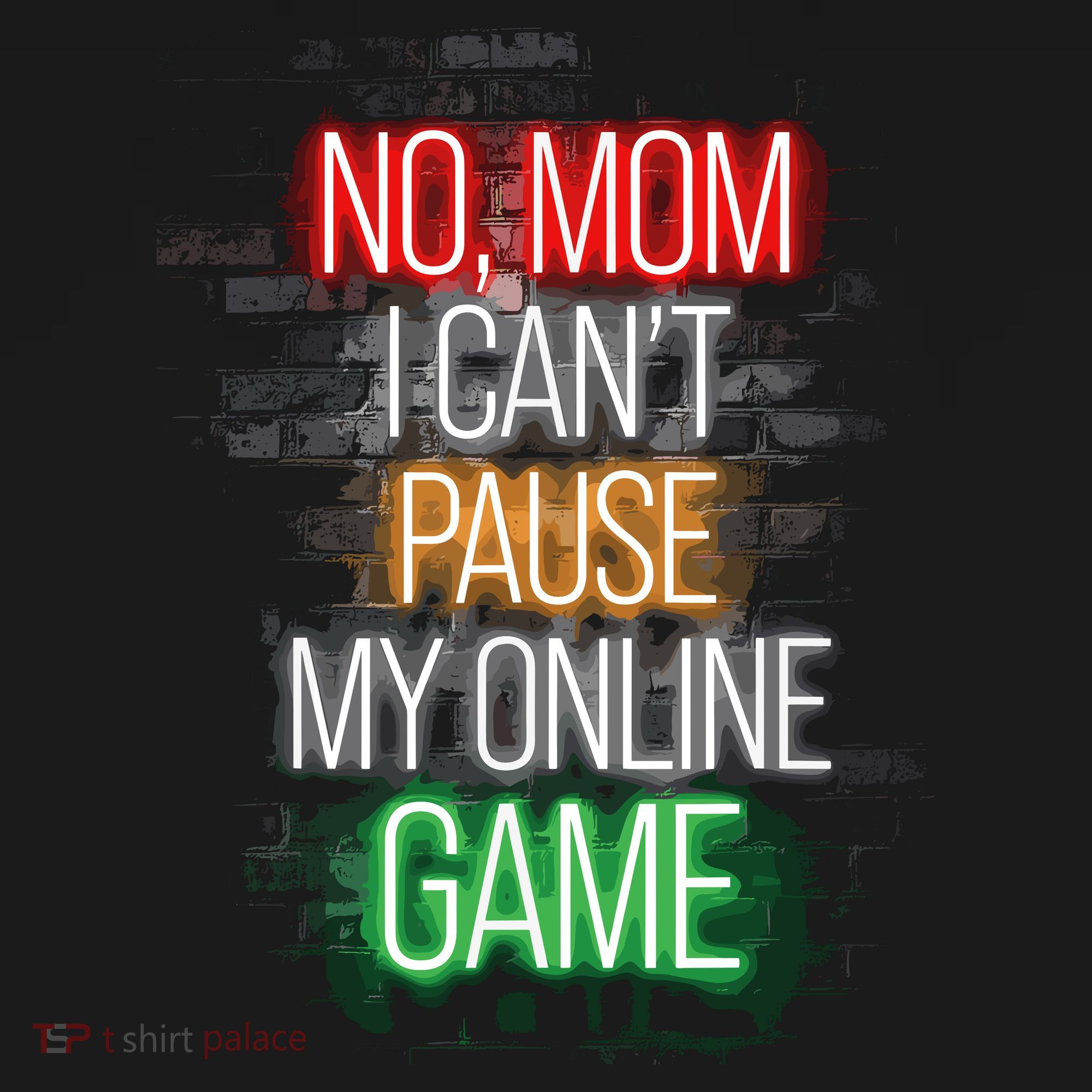 No Mom I CanT Pause My Online Game Funny Gamer Apron