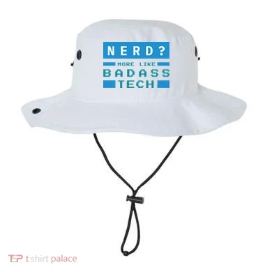 Nerd More Like Badass Tech Bucket Hat