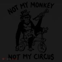 Not My Monkey Not My Circus Funny Cycling Monkey Trumpet Women's Hoodie thumb 2