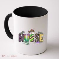 Nurse Mask Mardi Gras Rn Icu Nicu Er Scrub Carnival Nurse Gift Coffee Mug thumb 0