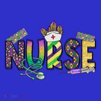 Nurse Mask Mardi Gras Rn Icu Nicu Er Scrub Carnival Nurse Gift Mousepad thumb 1