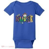 Nurse Mask Mardi Gras Rn Icu Nicu Er Scrub Carnival Nurse Gift Baby Bodysuit thumb 0