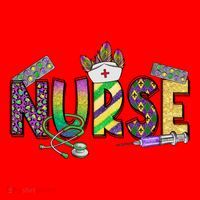 Nurse Mask Mardi Gras Rn Icu Nicu Er Scrub Carnival Nurse Gift Santa Hat thumb 1