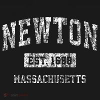 Newton Massachusetts Ma Vintage Sports Established T-Shirt thumb 7