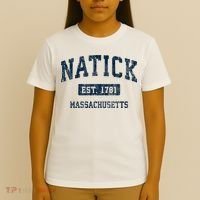 Natick Massachusetts Ma Vintage Sports T-Shirt thumb 4