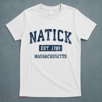 Natick Massachusetts Ma Vintage Sports T-Shirt thumb 5