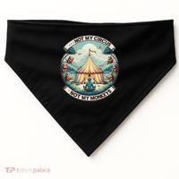 Not My Monkey Not My Circus Funny Monkey Quotes USA-Made Doggie Bandana thumb 0