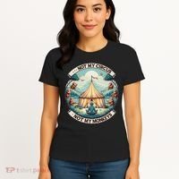 Not My Monkey Not My Circus Funny Monkey Quotes Women's T-Shirt thumb 4