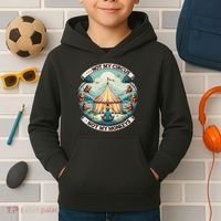 Not My Monkey Not My Circus Funny Monkey Quotes Kids Hoodie thumb 2