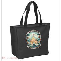 Not My Monkey Not My Circus Funny Monkey Quotes Tote Bag thumb 2