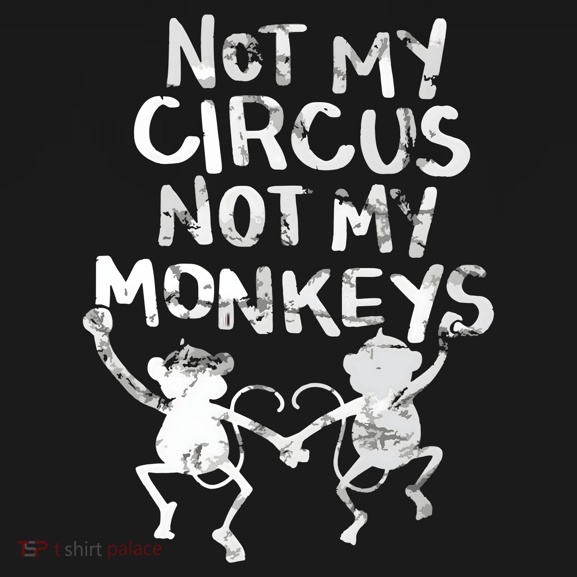 Not My Monkey Not My Circus Funny Monkey Quotes Pajama Set