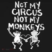 Not My Monkey Not My Circus Funny Monkey Quotes Toddler Hoodie thumb 2
