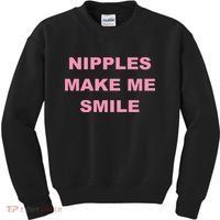 Nipples Make Me Smile Kids Sweatshirt thumb 0