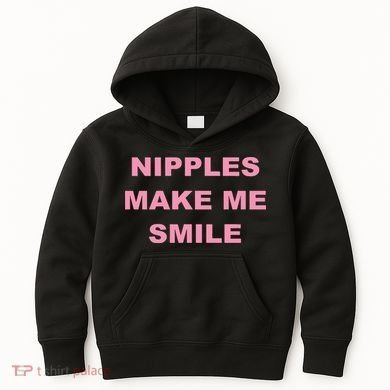 Nipples Make Me Smile Kids Hoodie
