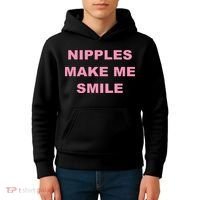 Nipples Make Me Smile Kids Hoodie thumb 4