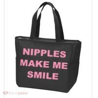 Nipples Make Me Smile Tote Bag thumb 3