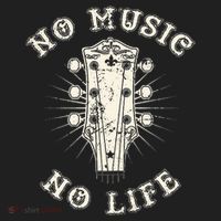No Music No Life Music Lover Rhythm And Passion Retro Beanie thumb 2