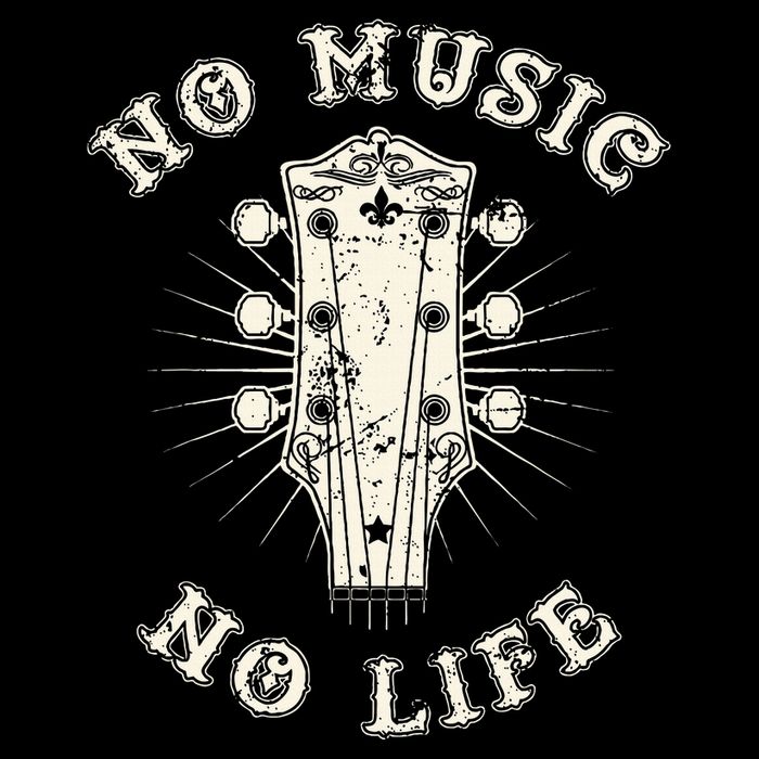 No Music No Life Music Lover Rhythm And Passion Retro 16 in Basic Backpack