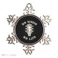 No Music No Life Music Lover Rhythm And Passion Retro Ornament thumb 0