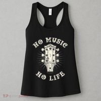 No Music No Life Music Lover Rhythm And Passion Retro Women's Tank Top thumb 3