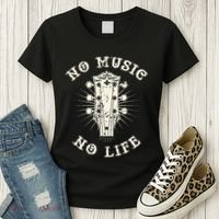 No Music No Life Music Lover Rhythm And Passion Retro Women's T-Shirt thumb 3