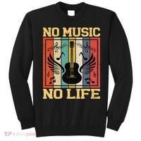 No Music No Life Musical Notes Musician Sweatshirt thumb 0