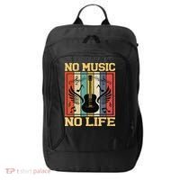 No Music No Life Musical Notes Musician City Backpack thumb 0