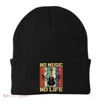 No Music No Life Musical Notes Musician Beanie thumb 0