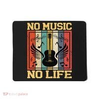 No Music No Life Musical Notes Musician Mousepad thumb 0