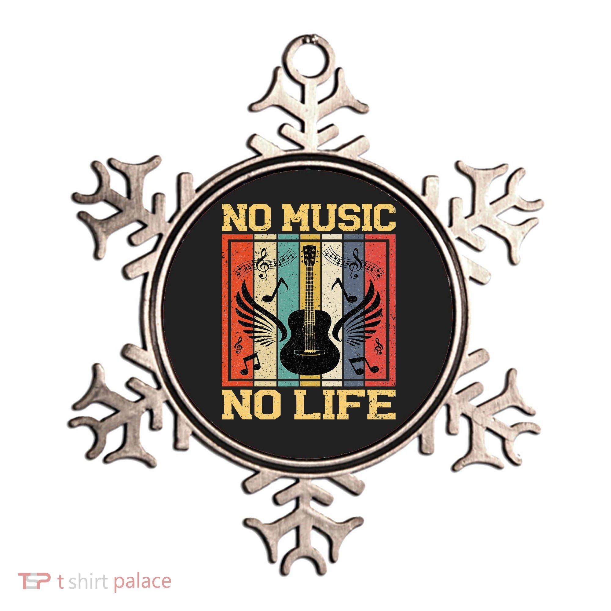 No Music No Life Musical Notes Musician Ornament