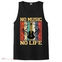 No Music No Life Musical Notes Musician PosiCharge Competitor Tank thumb 0