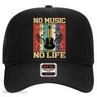 No Music No Life Musical Notes Musician Hat thumb 0