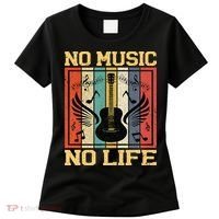 No Music No Life Musical Notes Musician Women's T-Shirt thumb 0