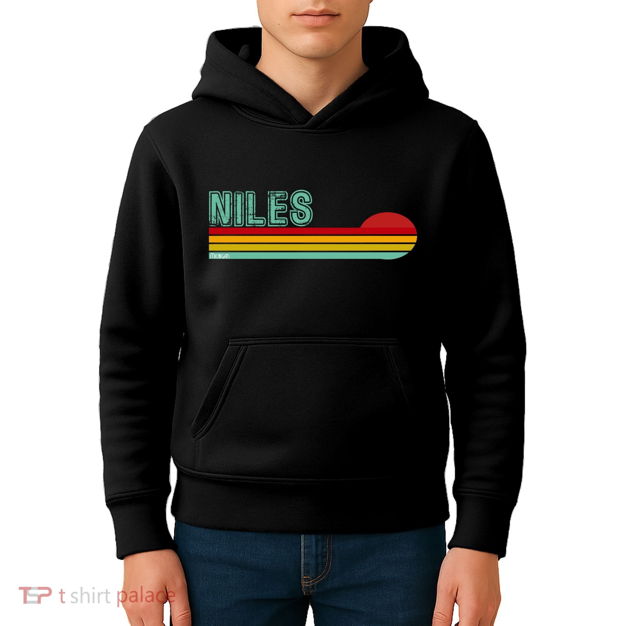 Niles Michigan Kids Hoodie