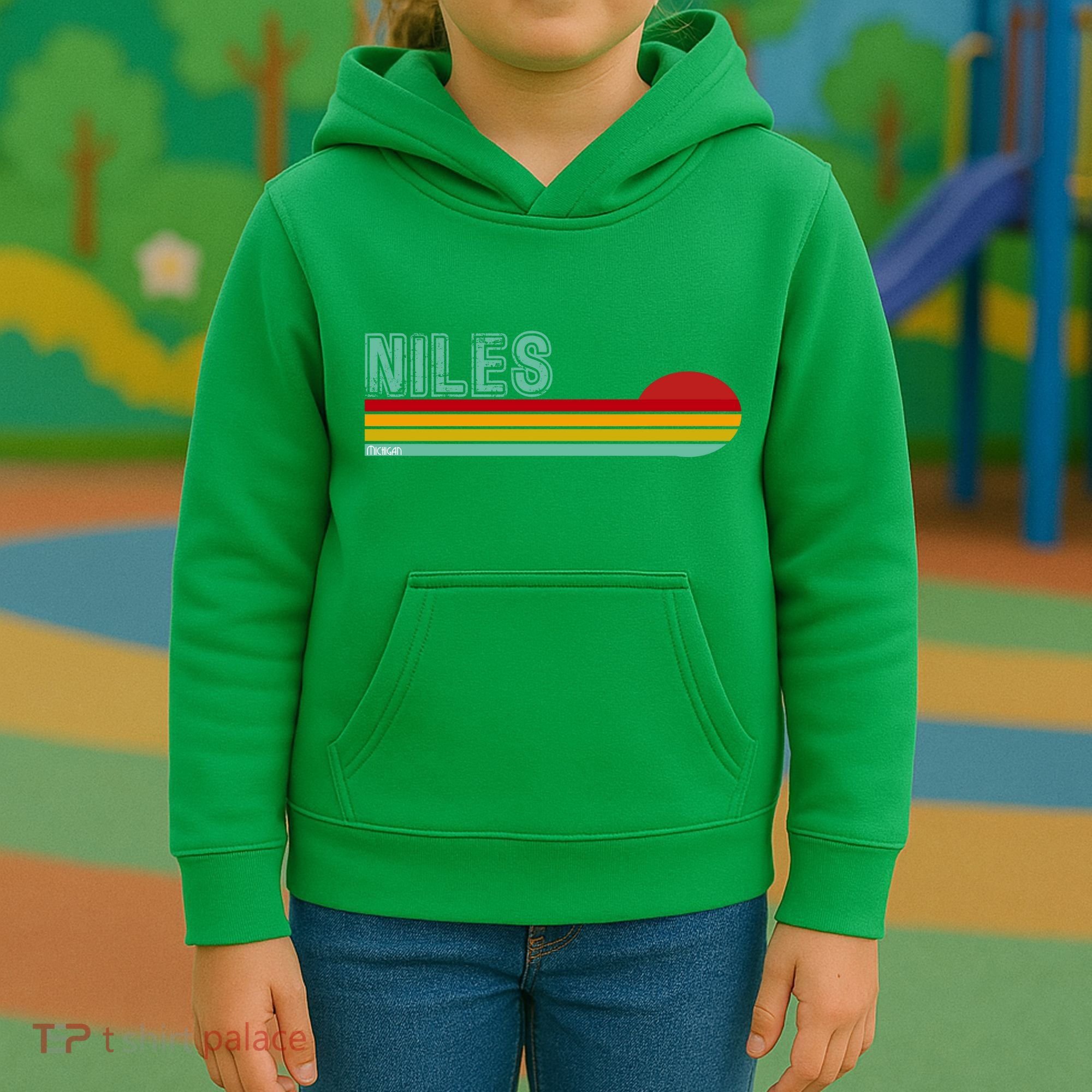 Niles Michigan Kids Hoodie