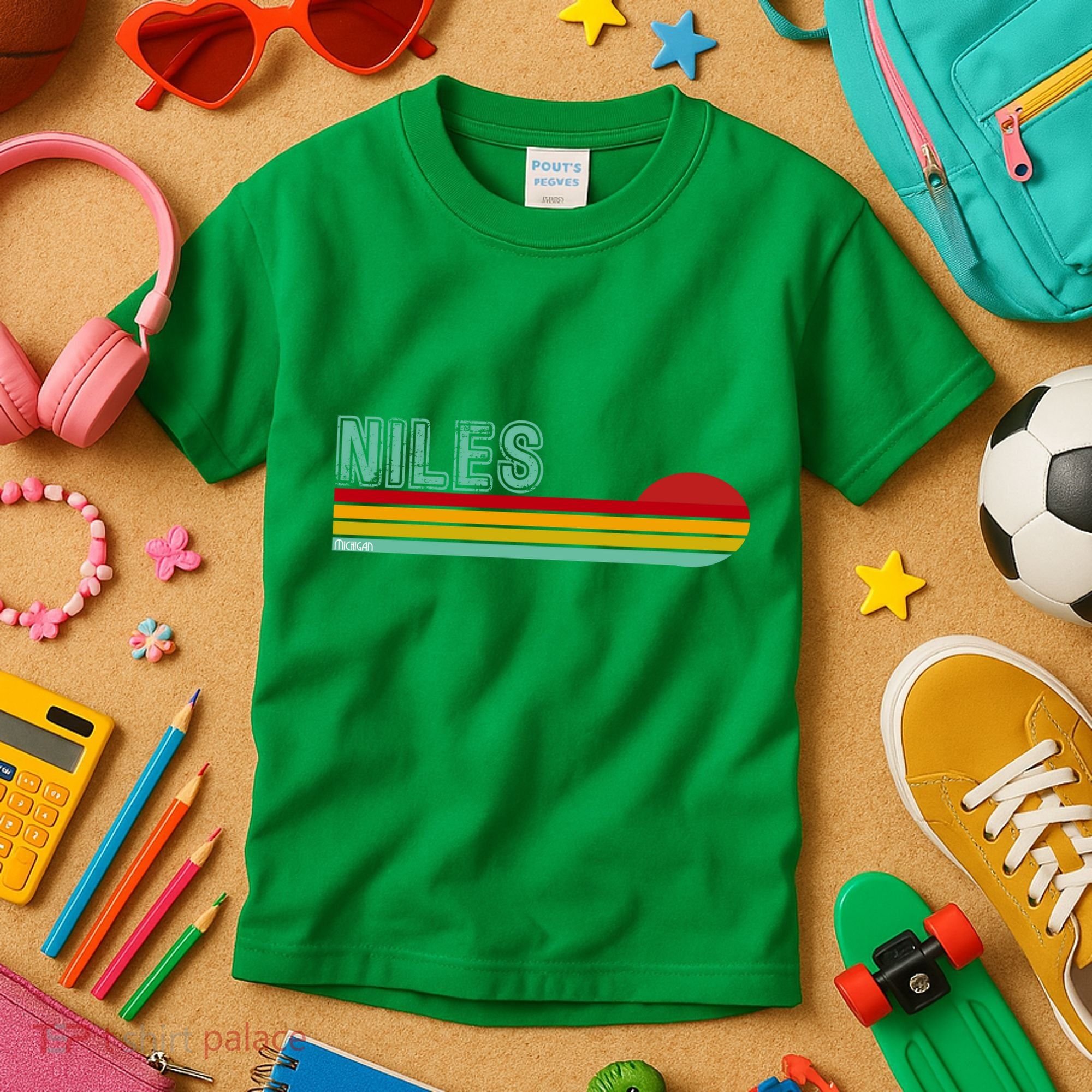 Niles Michigan Kids T-Shirt