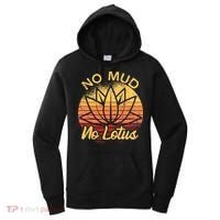 No Mud No Lotus Flower Yoga Meditation Spiritual Gift Women's Hoodie thumb 0